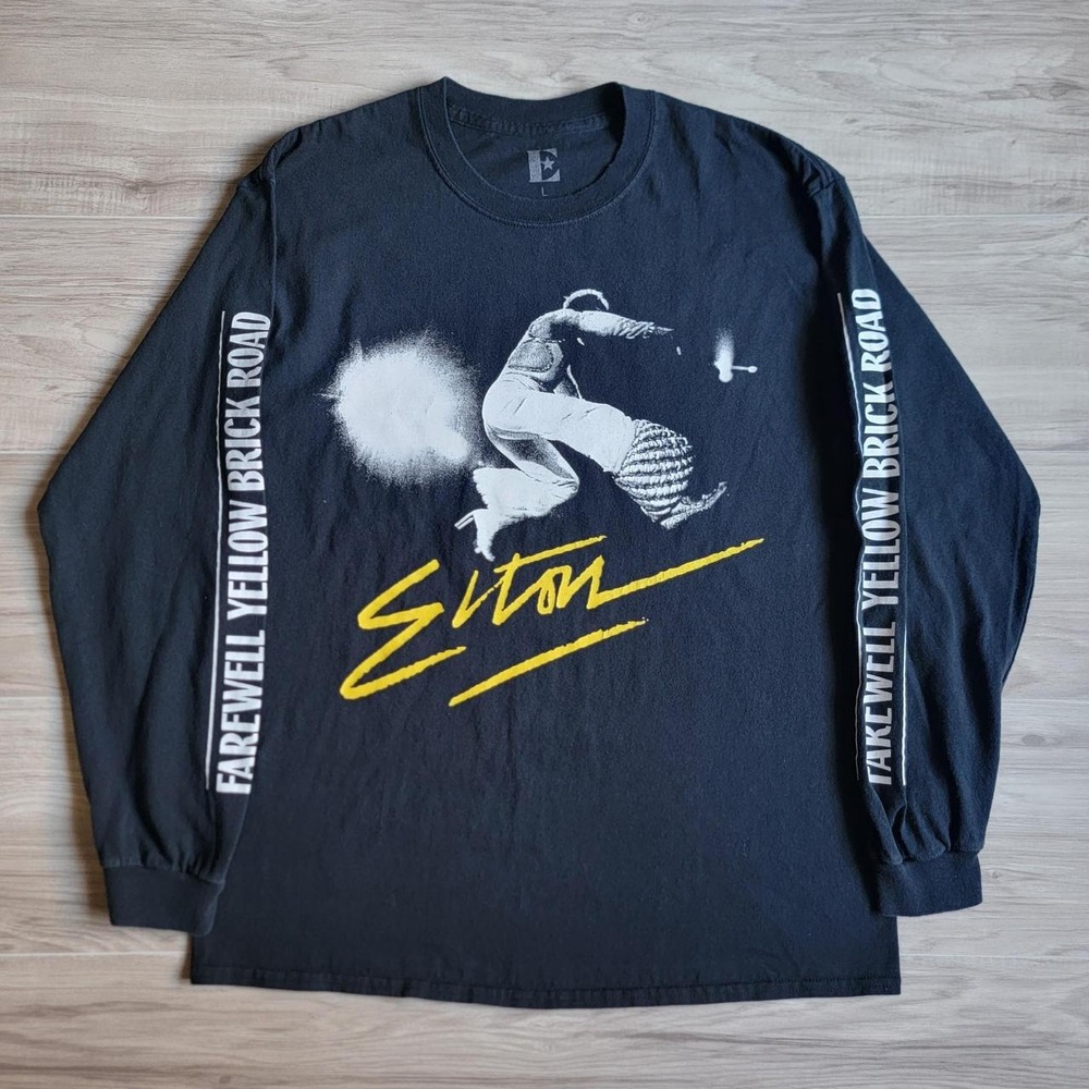Elton John Farewell Yellow Brick Road Print Longsleeve